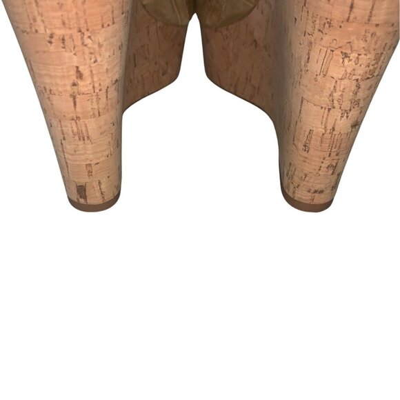 Veronica Beard Dali Cork Platform Wedge Womens Size 10 - Picture 7 of 12